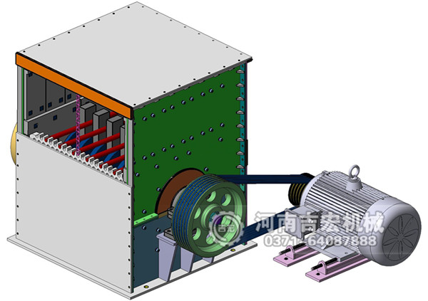 建筑废料破碎机工作原理